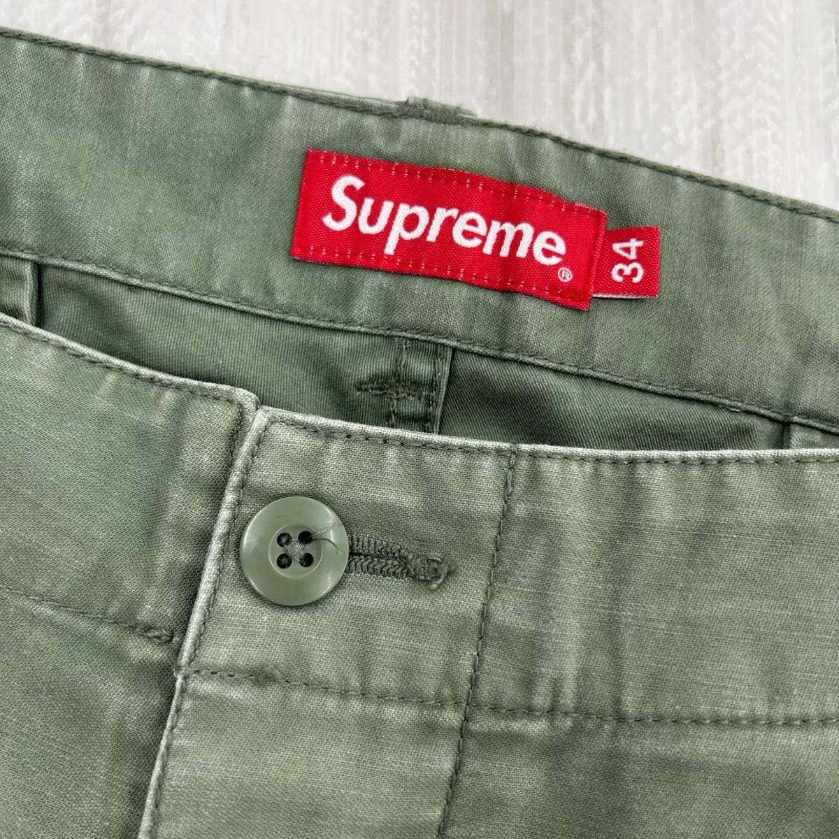 パンツ CARGO PANTS GRN W34 34 カーキ