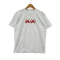 半袖Ｔシャツ ×KAWS 21SS Flock Print T-Shirt WHT (2) 2 ホワイト