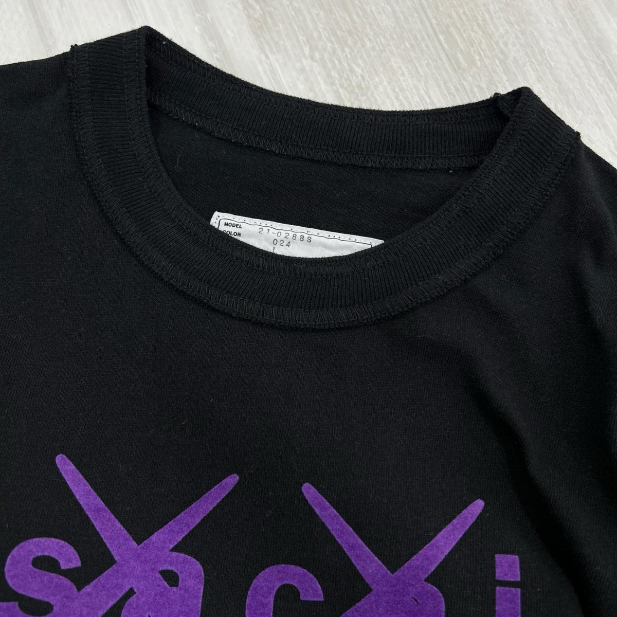 半袖Ｔシャツ ×KAWS 21SS Flock Print T-Shirt BLK (1) 1 ブラック