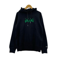 パーカー ×KAWS 21AW Flock Print Hoodie BLK (1) 1 ブラック