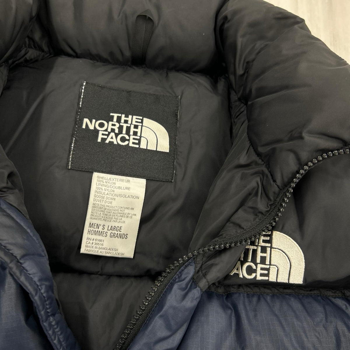 ダウンジャケット Nuptse DOWN JACKET SIZE:L NAVY L