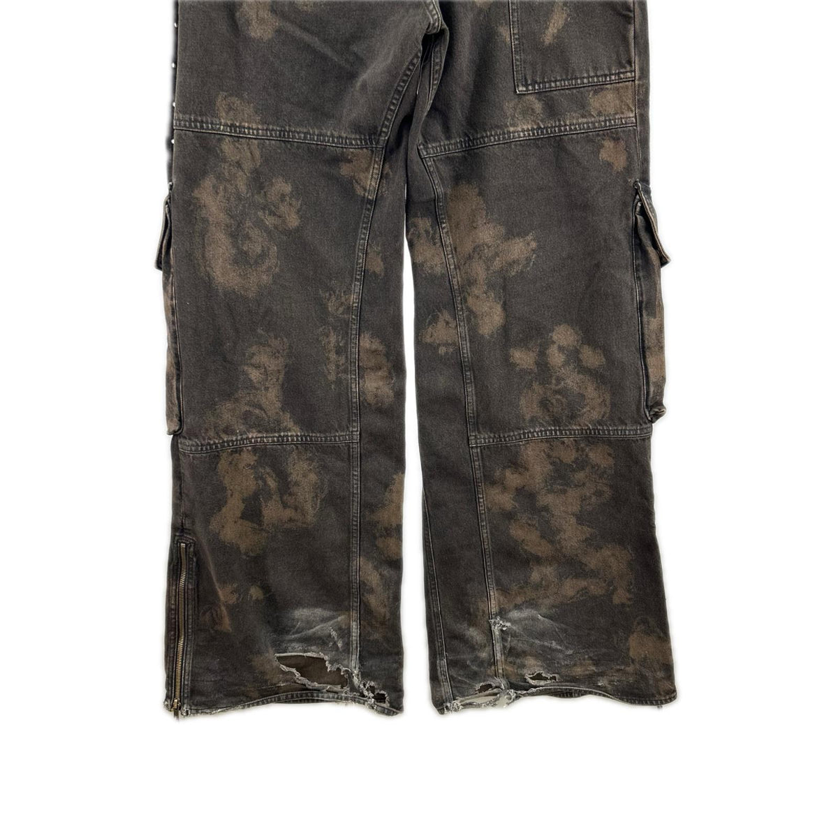 デニムパンツ EGONlab 24AWDENIM CARGO ELEV ATED AW24 DN 002 B 黒（M） M ブラウン