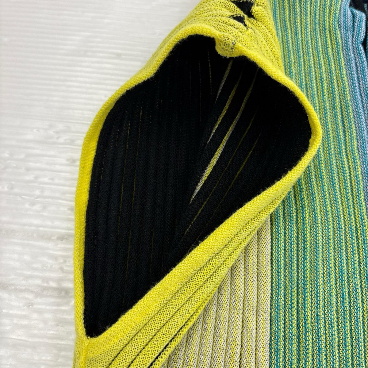 ニット アシンメトリーリブニット ノースリーブ Size2 2 マルチカラー