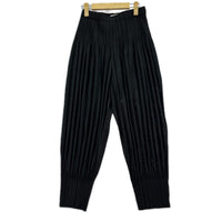 パンツ FLUFFY BASICS クロップドパンツ Size4 BLK 4 ブラック
