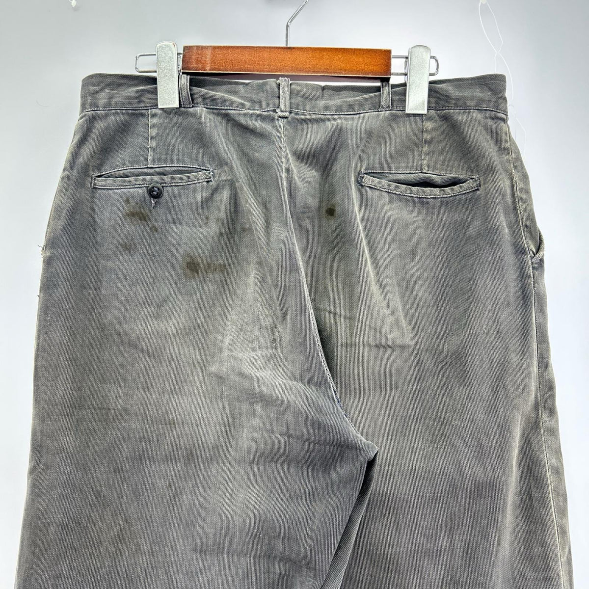 パンツ 40s-50s頃 ピケパンツ 実寸約33インチ グレー
