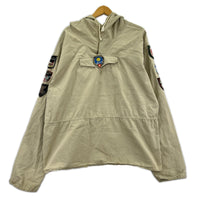 ジャケット Jaspa アノラックパーカー ワッペン ベージュ