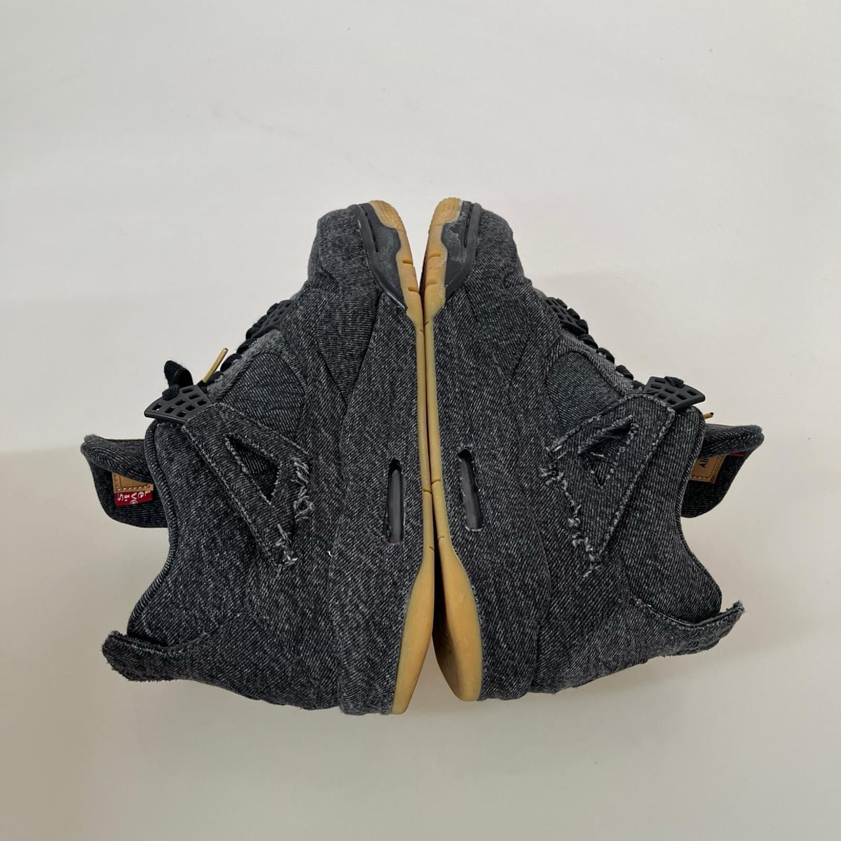 スニーカー ×Levi's Air Jordan 4 Black Denim 26.5cm 26.5cm (US8 1/2 UK8 EU43) ブラック