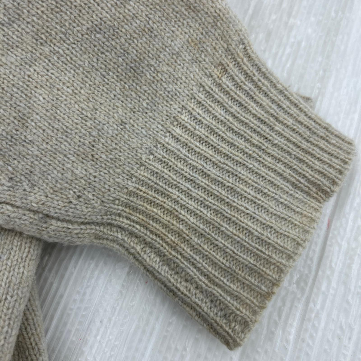 ニット 18AW タートルネックニット ベージュ