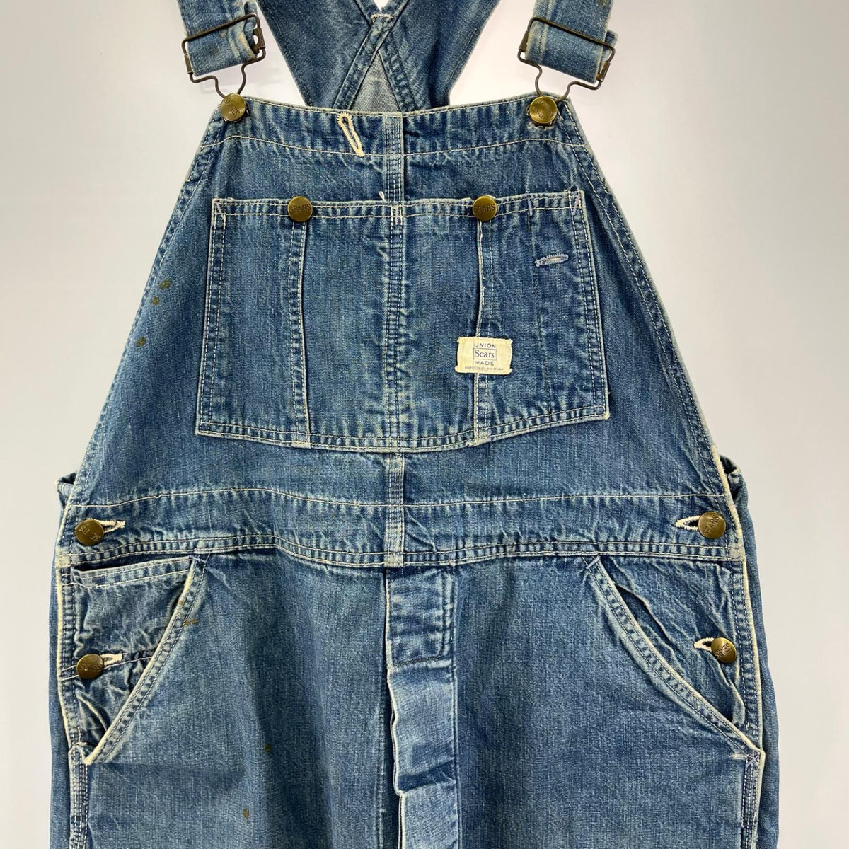オーバーオール 60s SEARS ｵｰﾊﾞｰｵｰﾙ ブルー