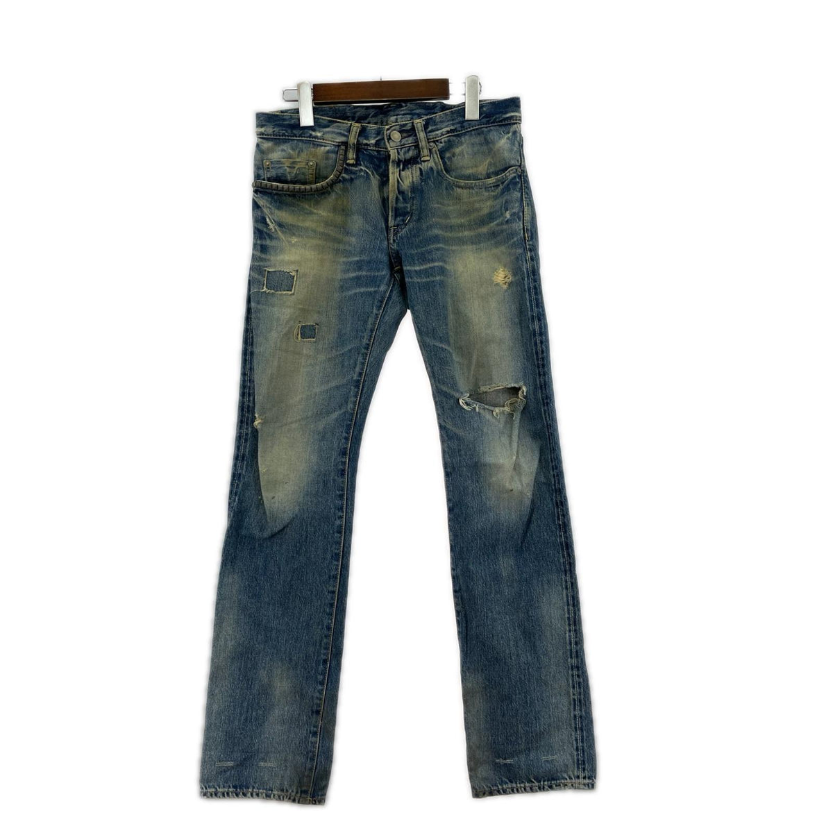 デニムパンツ ｽﾀｯｽﾞﾀﾞﾒｰｼﾞﾃﾞﾆﾑ（W28） 28 ブルー