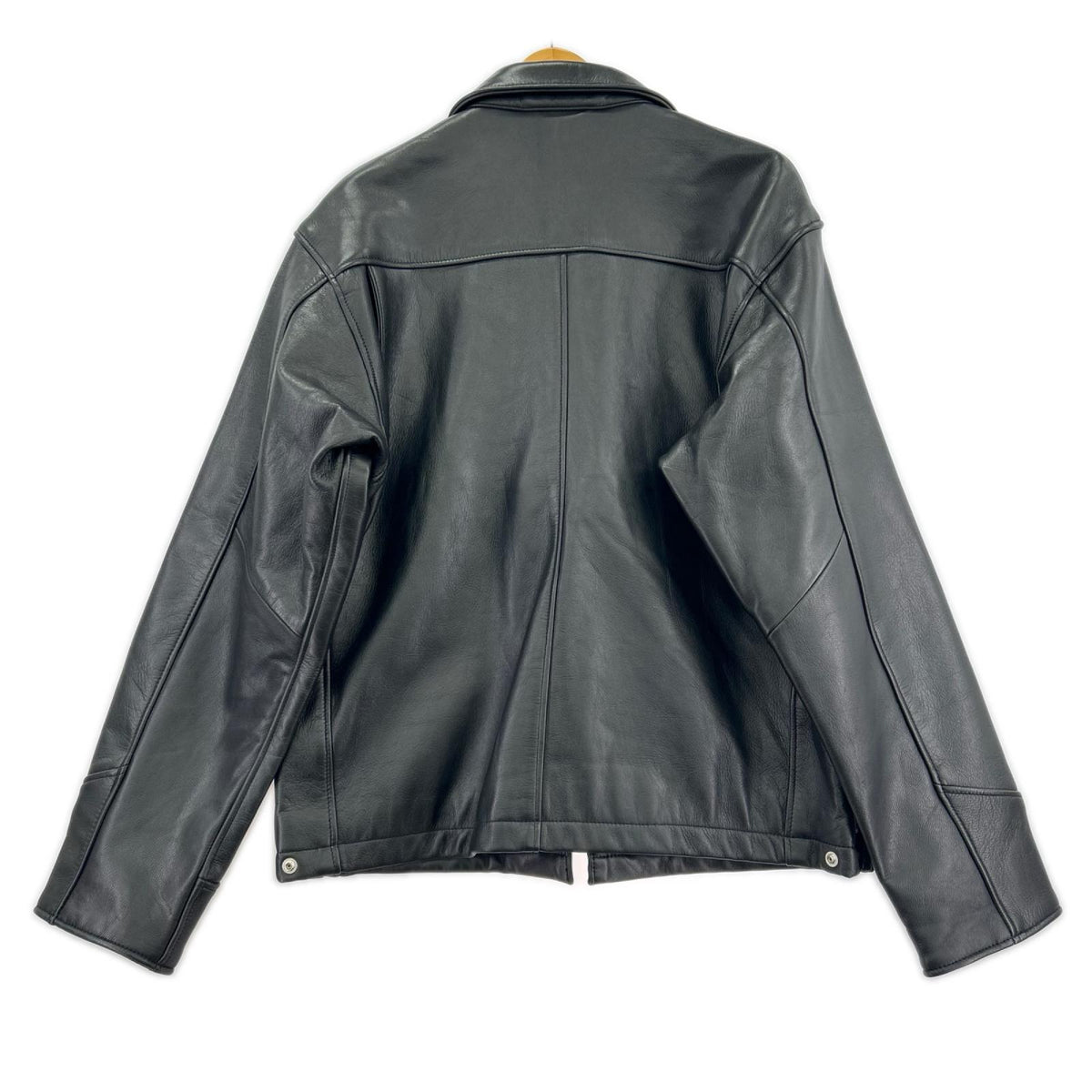 レザージャケット 25SS LEATHER PM JACKET 251SZNH-JKKM01(L) L ブラック