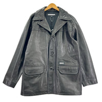 レザージャケット 24SS LEATHER JACKET 232SZNH-JKM03S (L) L ブラック