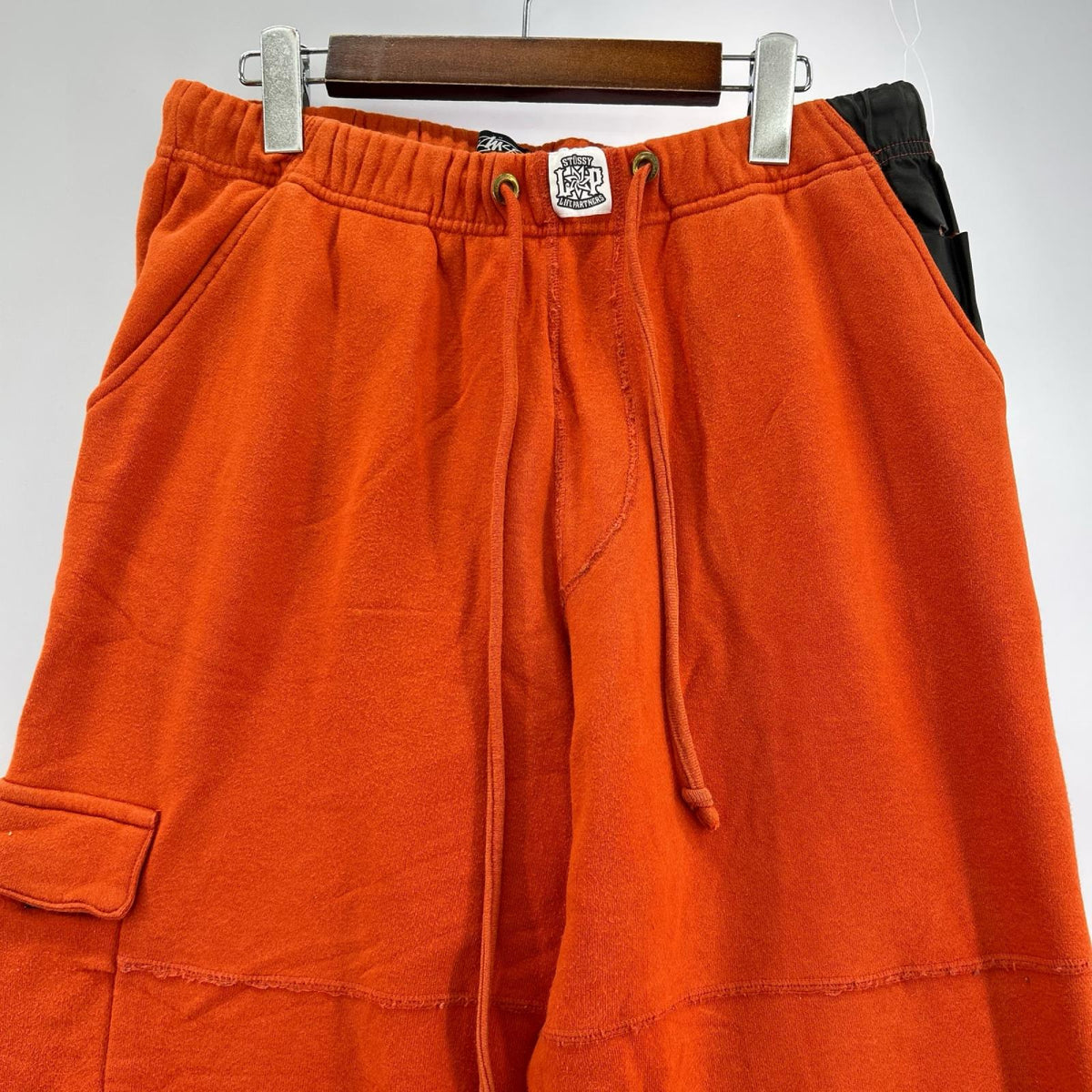 パンツ 00s LIFE PARTNERS スウェット カーゴパンツ(L) オレンジ L オレンジ
