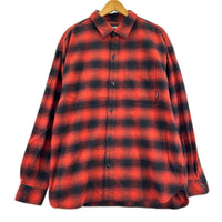 長袖シャツ HOMBRE CHECK SHIRT LS 251AQFGNH-SHM01S L レッド