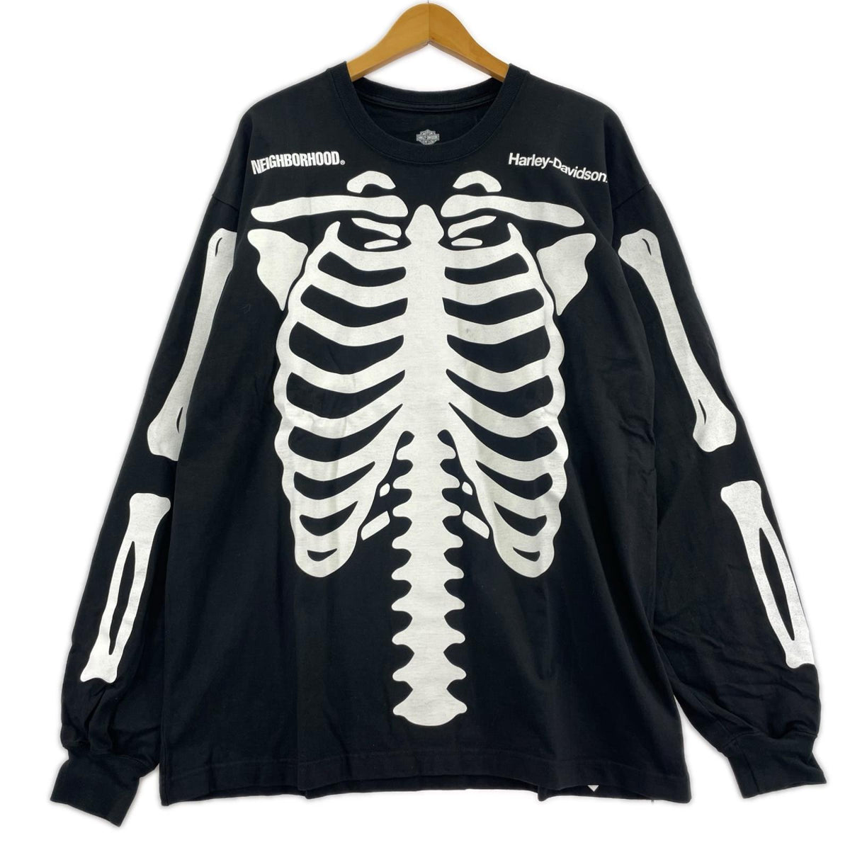 長袖Ｔシャツ H-D.CREWNECK LS 222PC05N-CS01 (L) ブラック L ブラック