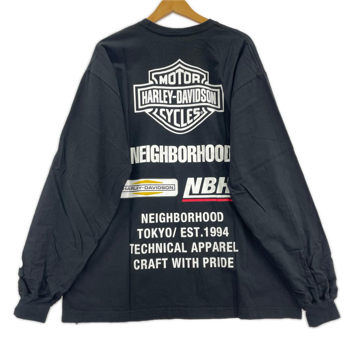 長袖Ｔシャツ H-D.CREWNECK LS 222PC05N-CS01 (L) ブラック L ブラック