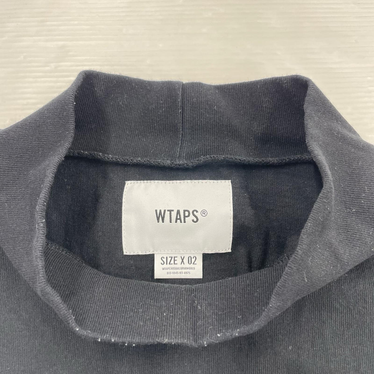 長袖Ｔシャツ DAWN. MOCK NECK LS TEE 201ATDT-CSM34 (2) ブラック