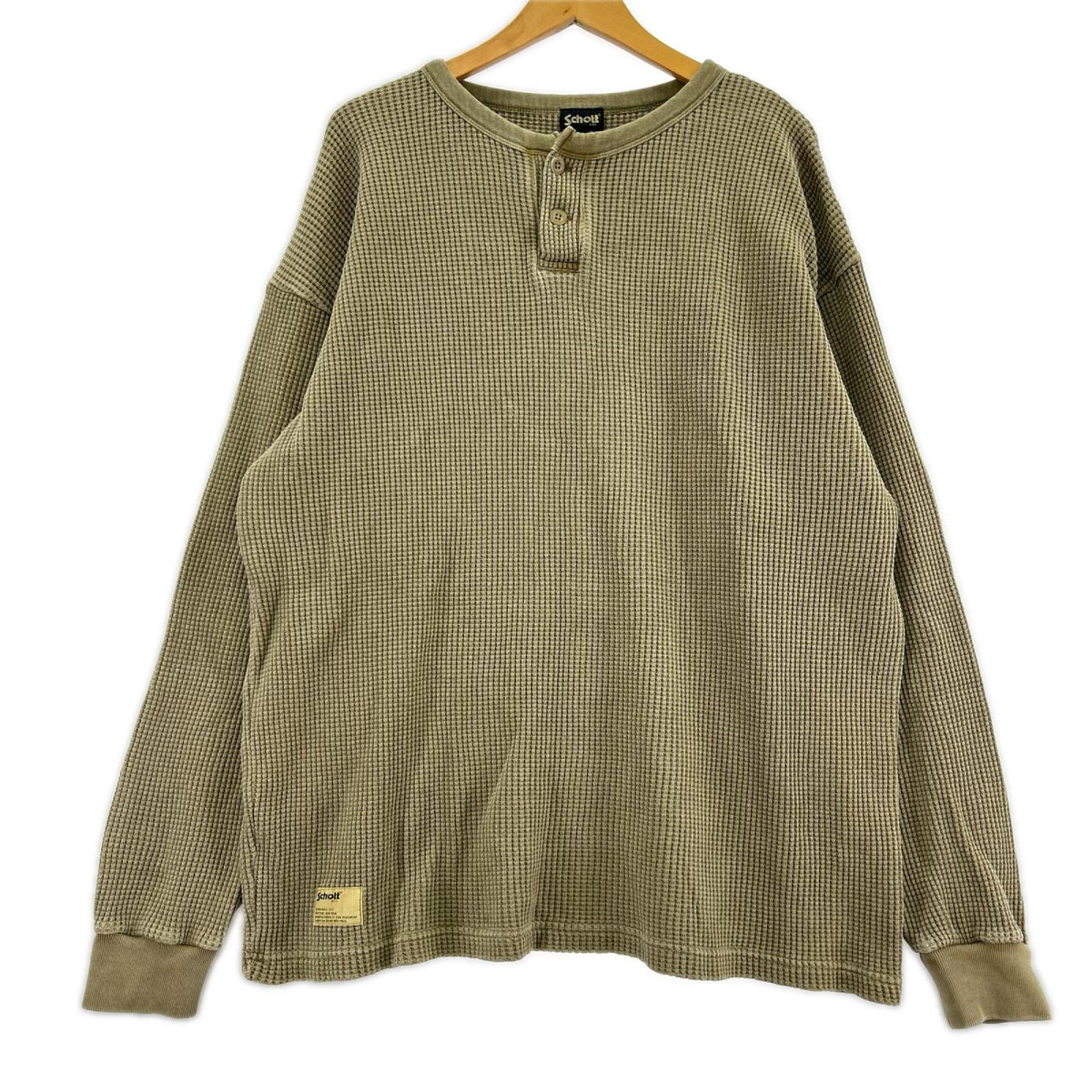 長袖Ｔシャツ ﾍﾝﾘｰﾈｯｸｻｰﾏﾙ ﾍﾞｰｼﾞｭ (XL) ベージュ