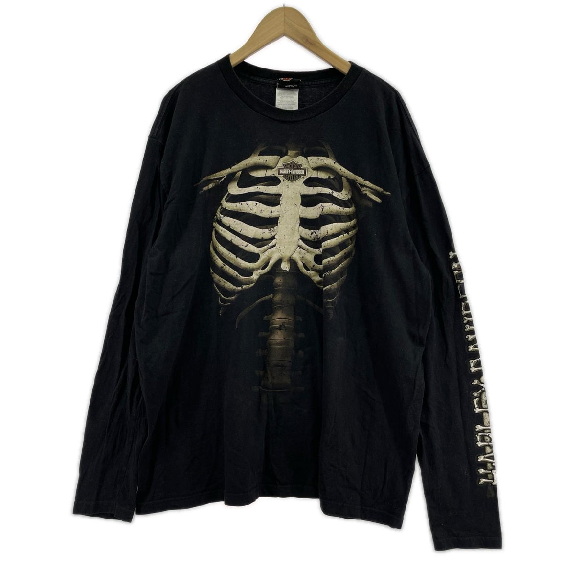 長袖Ｔシャツ L/Stee ｽｹﾙﾄﾝ 2014 2XL ブラック