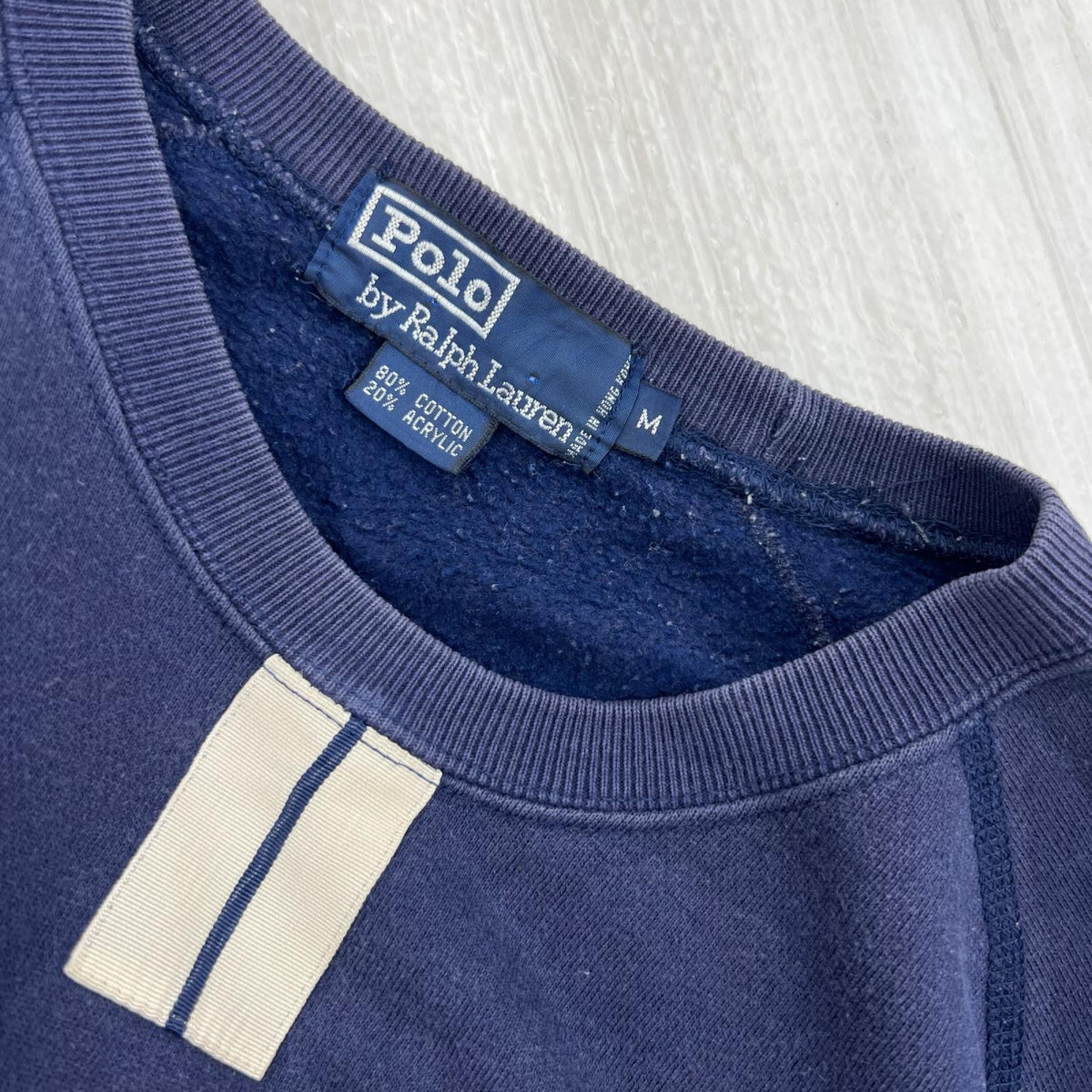 スウェット POLO RALPH LAUREN 90s ｽｳｪｯﾄ 紺 (M) M ネイビー