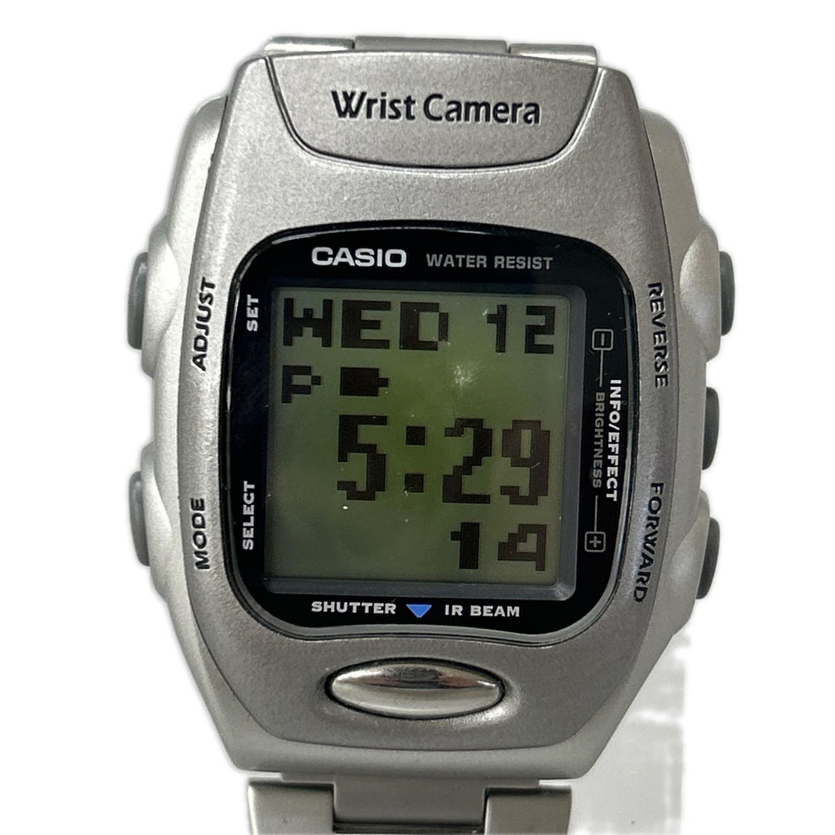 腕時計 CASIO WQV-2 Wrist Camera ﾃﾞｼﾞﾀﾙｳｫｯﾁ シルバー
