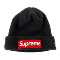 ニットキャップ 22AW/×NEW ERA Box Logo Beanie/ﾌﾞﾗｯｸ ブラック