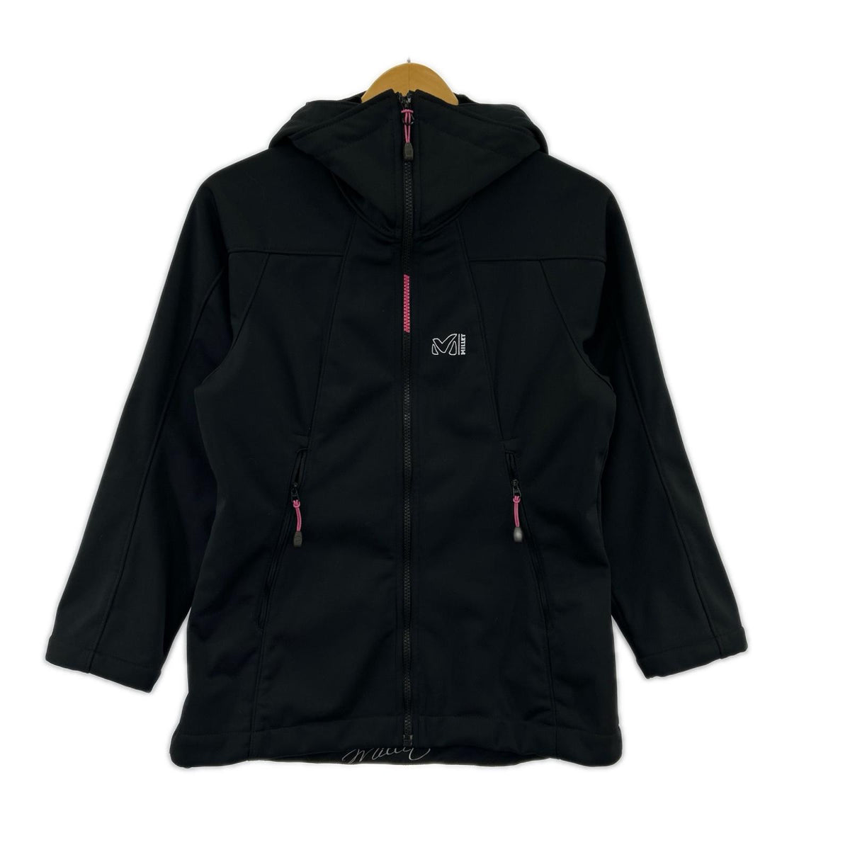 ジャケット ZIP UP 裏ﾌﾘｰｽ ﾊﾟｰｶｰ ﾌﾞﾗｯｸ M ブラック
