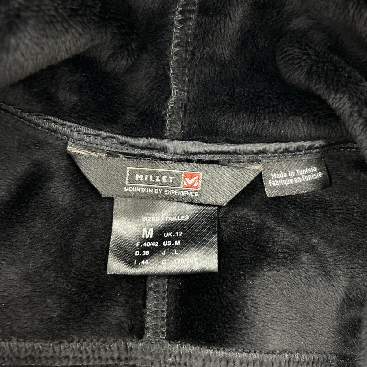 ジャケット ZIP UP 裏ﾌﾘｰｽ ﾊﾟｰｶｰ ﾌﾞﾗｯｸ M ブラック