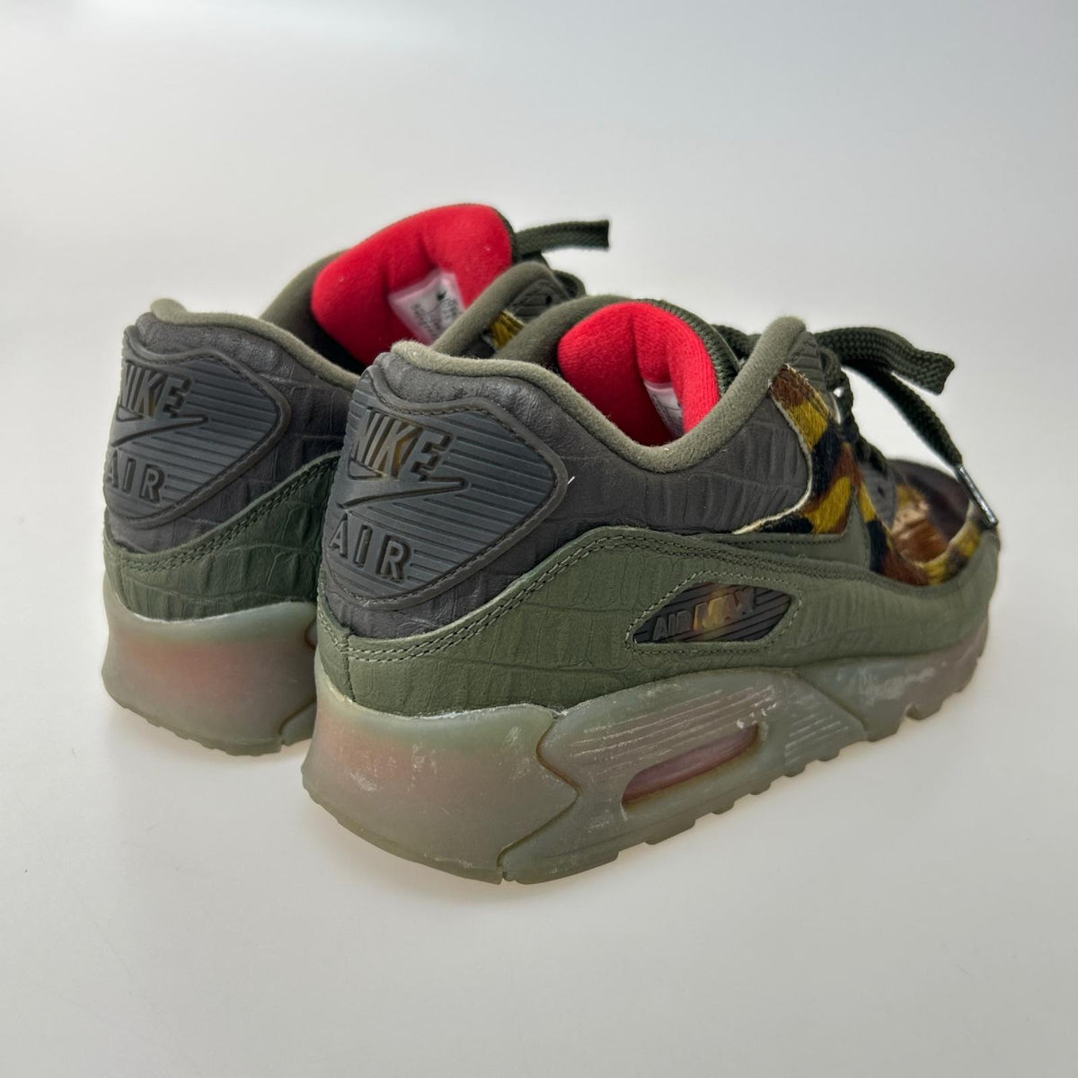 スニーカー AIR MAX 90 CAMO CROC 26.5cm (US8 1/2 UK8 EU43) グリーン