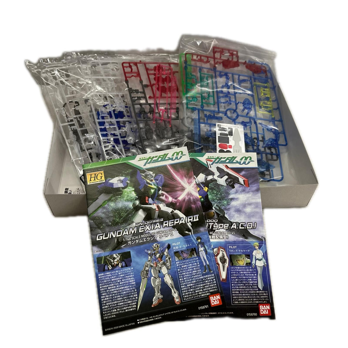 HG ガンダムエクシア リペア2＆Oガンダム(実戦配備型) クリアカラーver ガンダム バンダイ ガンプラ