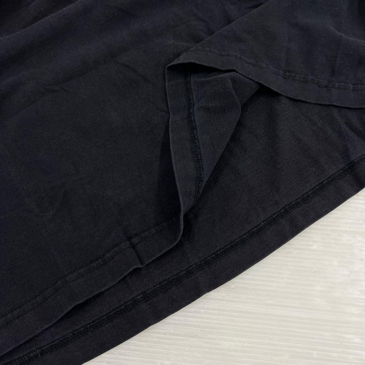 半袖Ｔシャツ 両面ﾌﾟﾘﾝﾄTEE 黒 ブラック