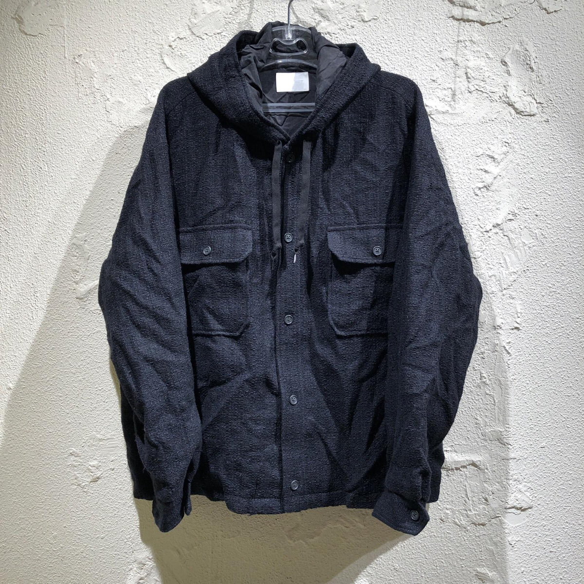 ジャケット 26SS FANCY TWEED HOODED SHIRTS