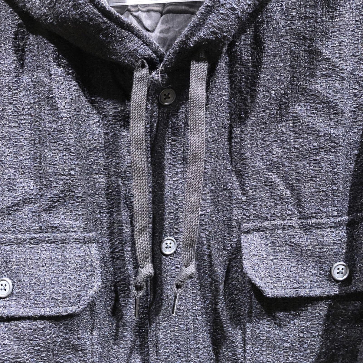 ジャケット 26SS FANCY TWEED HOODED SHIRTS