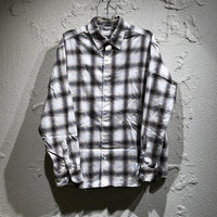 長袖シャツ FADE SHIRT オンブレチェック長袖シャツ