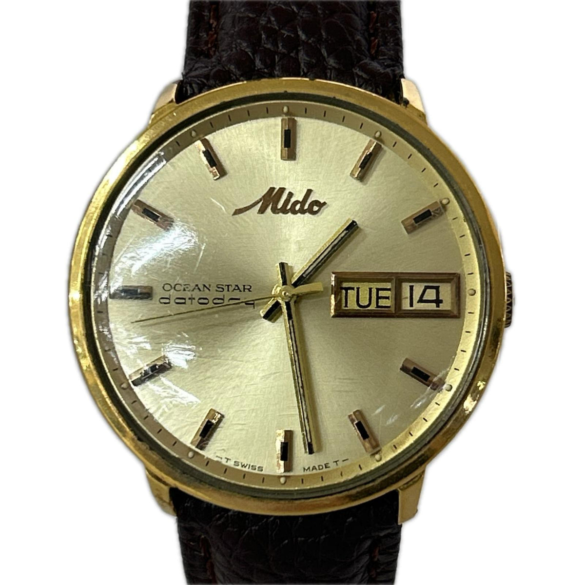 腕時計 Mido ocean star Day Today ゴールド