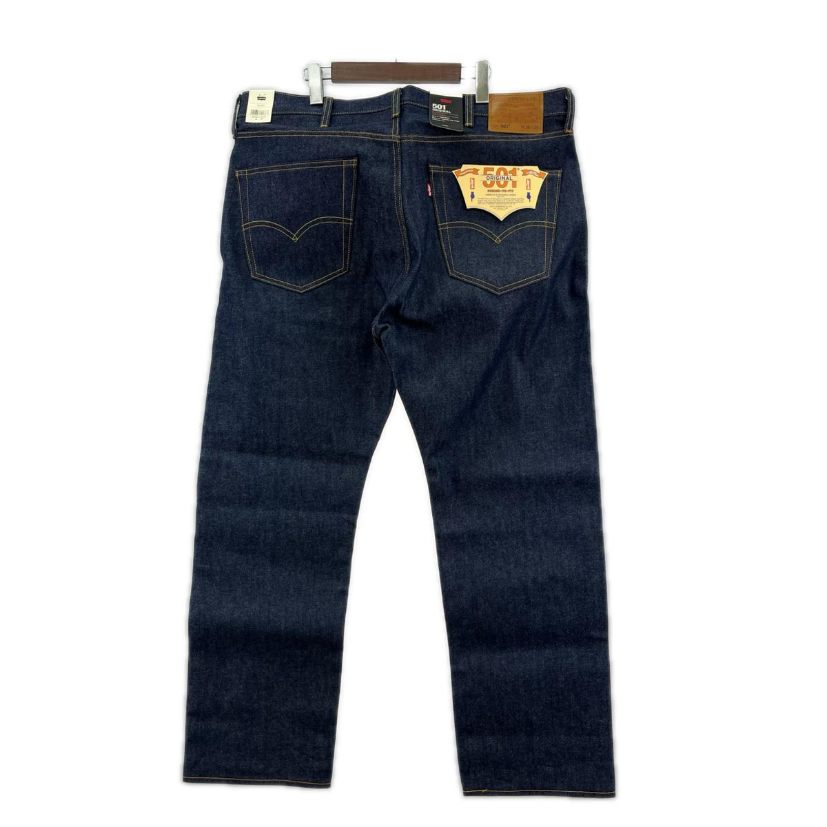 デニムパンツ PREMIUM 501 BIG E 赤耳 38 ネイビー