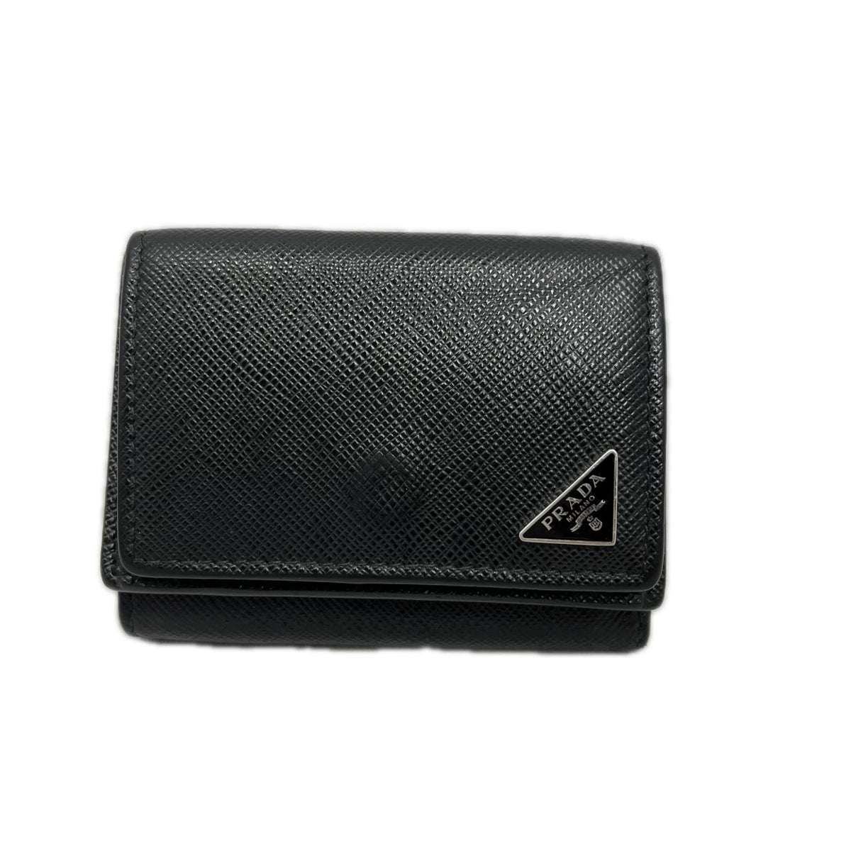 PRADA サフィアーノ 三つ折り NERO