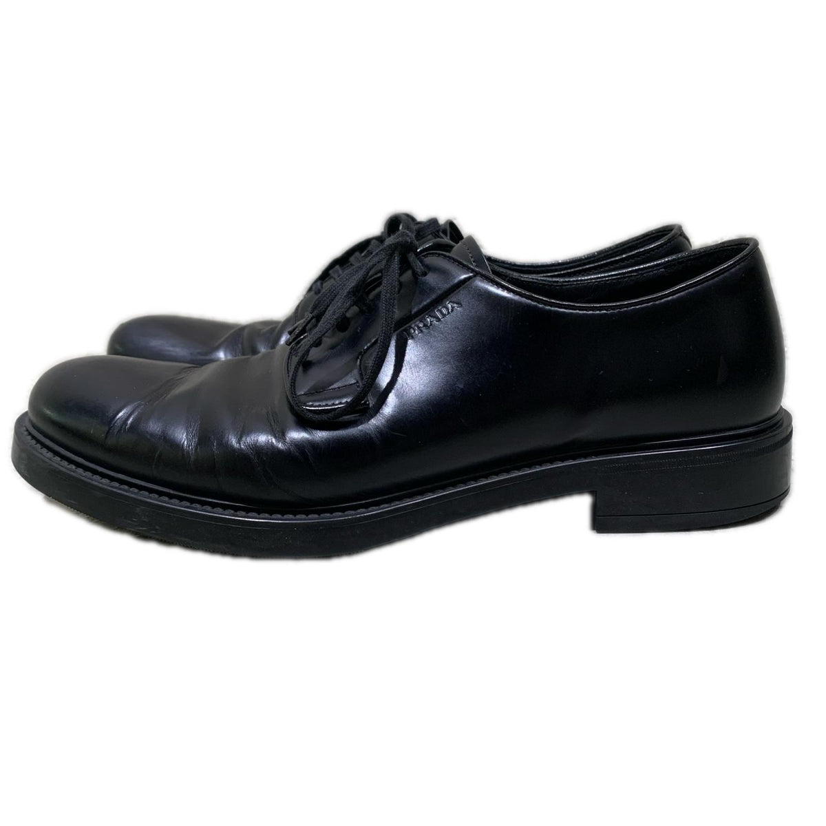 PRADA プレーントゥレザーシューズ 8