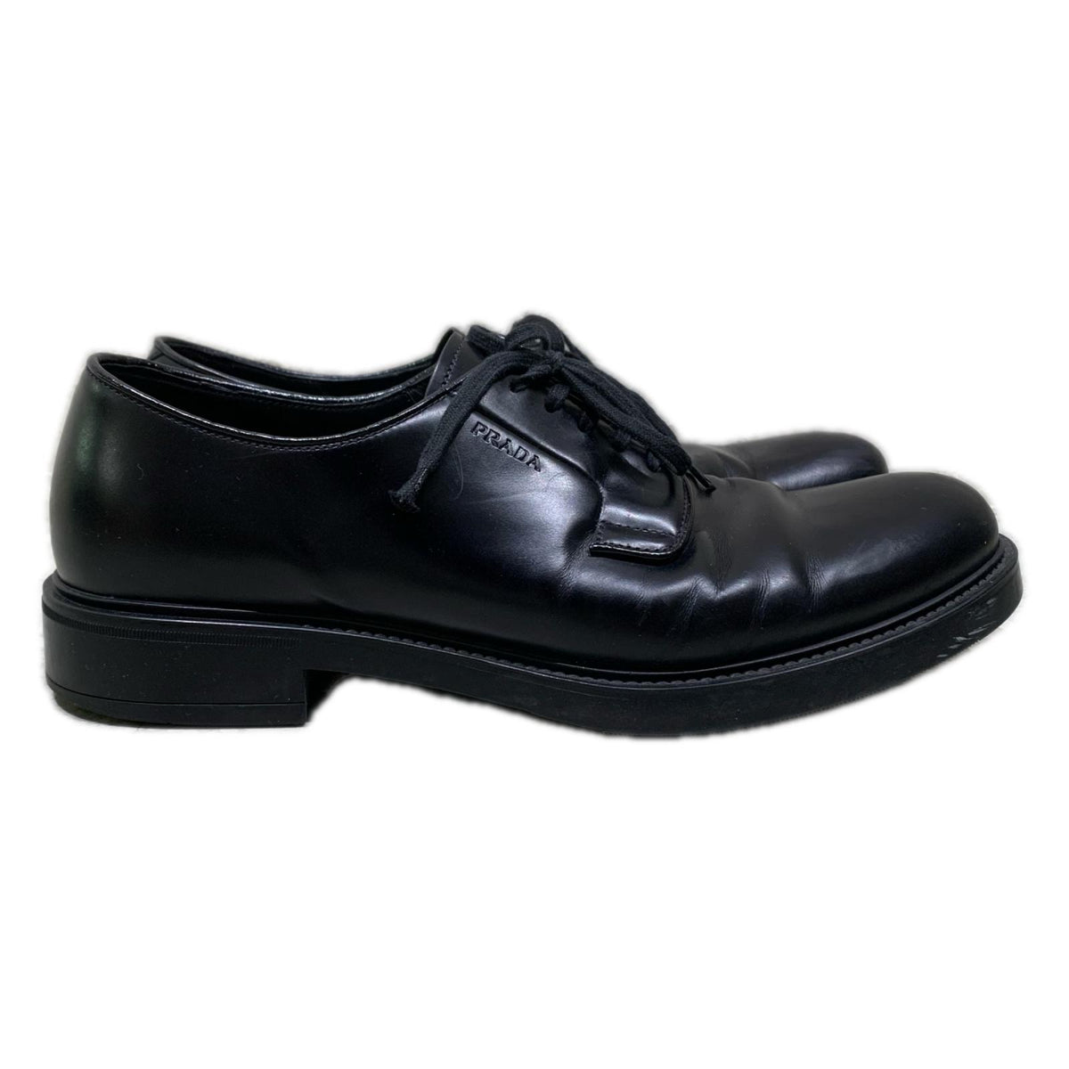 PRADA プレーントゥレザーシューズ 8