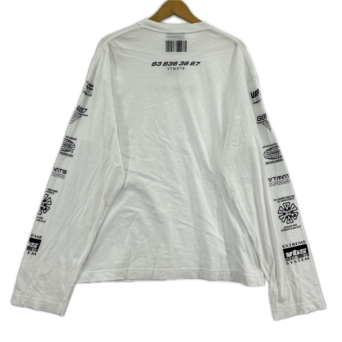 長袖Ｔシャツ S WHT VL12TR300W S ホワイト