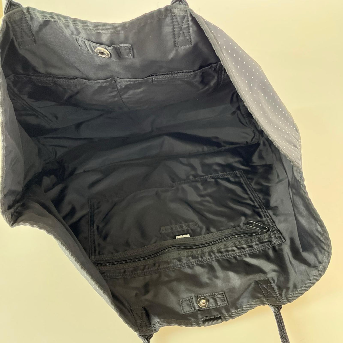 その他バッグ HEAD PORTER ﾄﾞｯﾄ柄 ﾄｰﾄﾊﾞｯｸﾞ 黒 ブラック