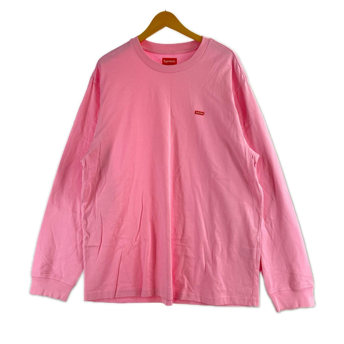 長袖Ｔシャツ SMALL BOX LOGO LONG SLEEVE PINK (L) L ピンク