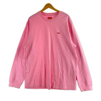 長袖Ｔシャツ SMALL BOX LOGO LONG SLEEVE PINK (L) L ピンク