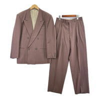 セットアップ AGNAT HOMME ｼﾞｬｹｯﾄ＆ﾂｰﾀｯｸ ｽﾗｯｸｽ 茶 L ブラウン