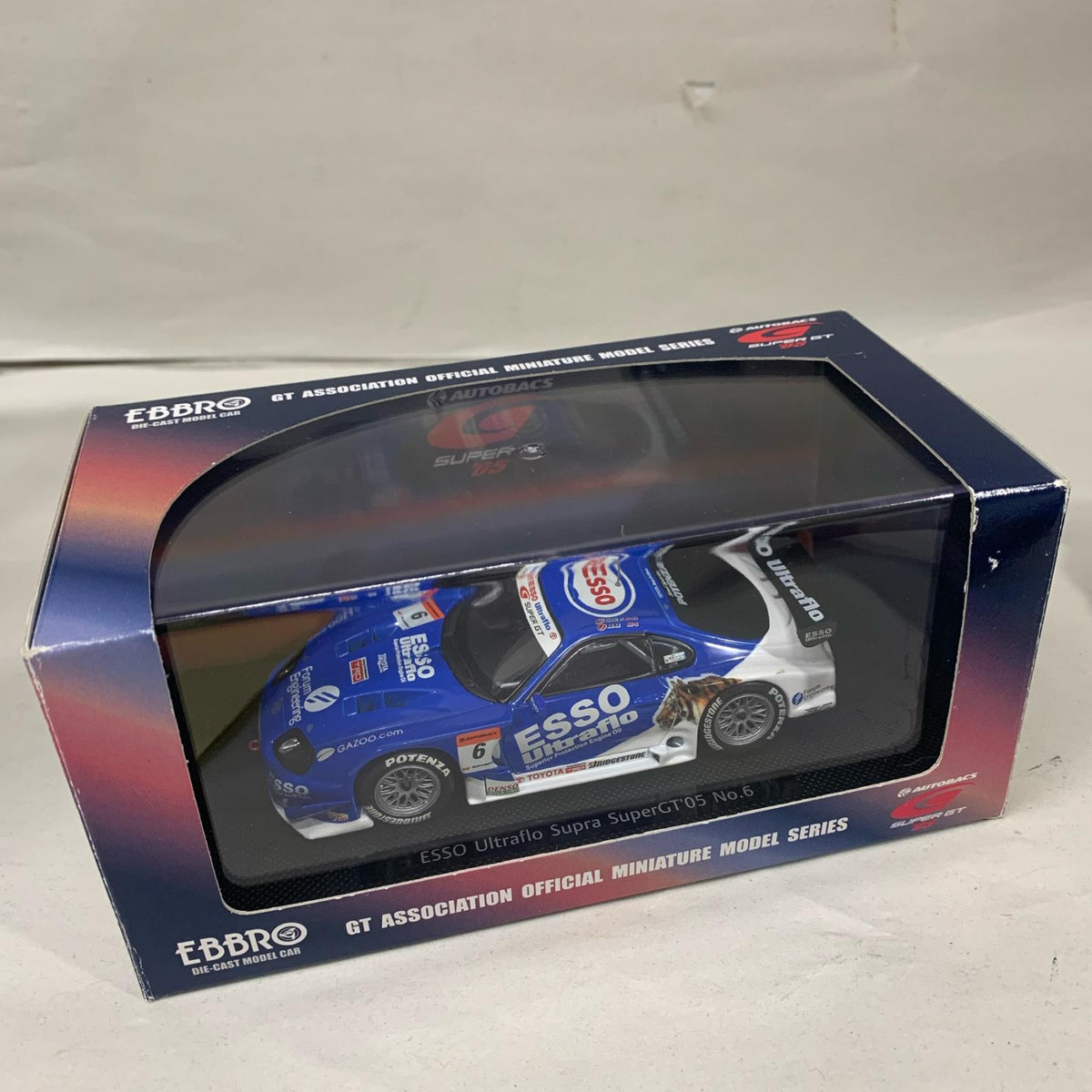 EBBRO 1/43 ESSO SUPRA SUPER GT 2005 #6 スケールカー