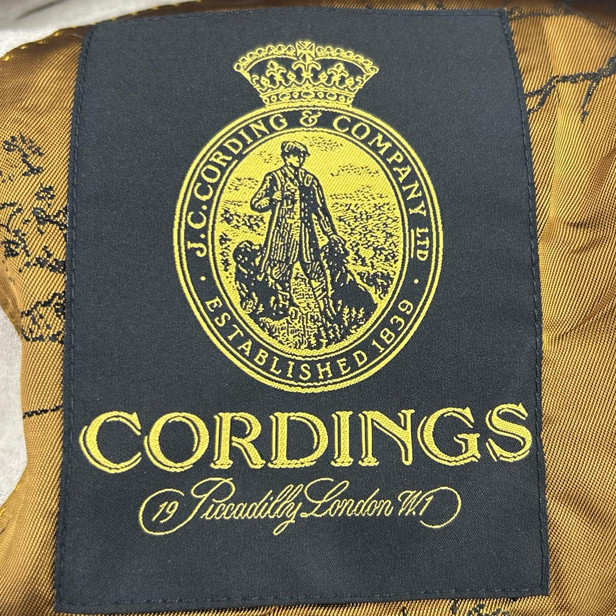 テーラードジャケット CORDINGS ｱｲﾘｯｼｭﾘﾈﾝ ﾀﾞﾗﾑｼﾞｬｹｯﾄ 白 (40R) ベージュ