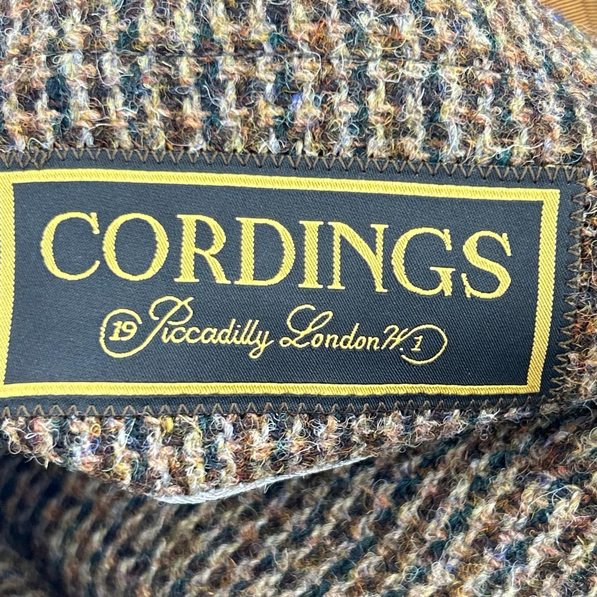 ジャケット CORDINGS ﾊﾘｽﾂｨｰﾄﾞ ｻﾌｧﾘｼﾞｬｹｯﾄ 茶 (40R) ブラウン