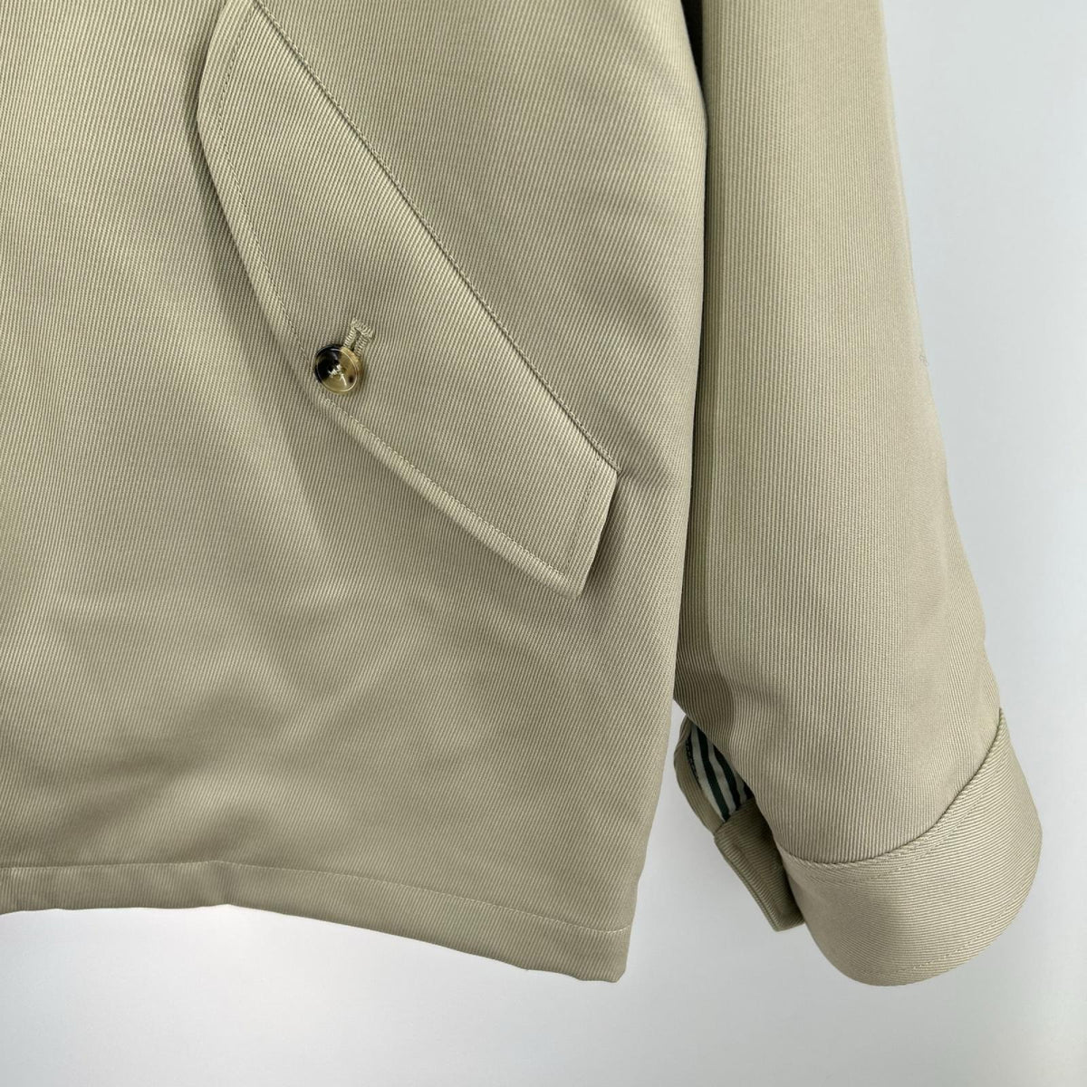 ブルゾン Whiteley&Green BIRKBY ｳｰﾙｷｬﾊﾞﾘｰ 白 (40) 40 ベージュ
