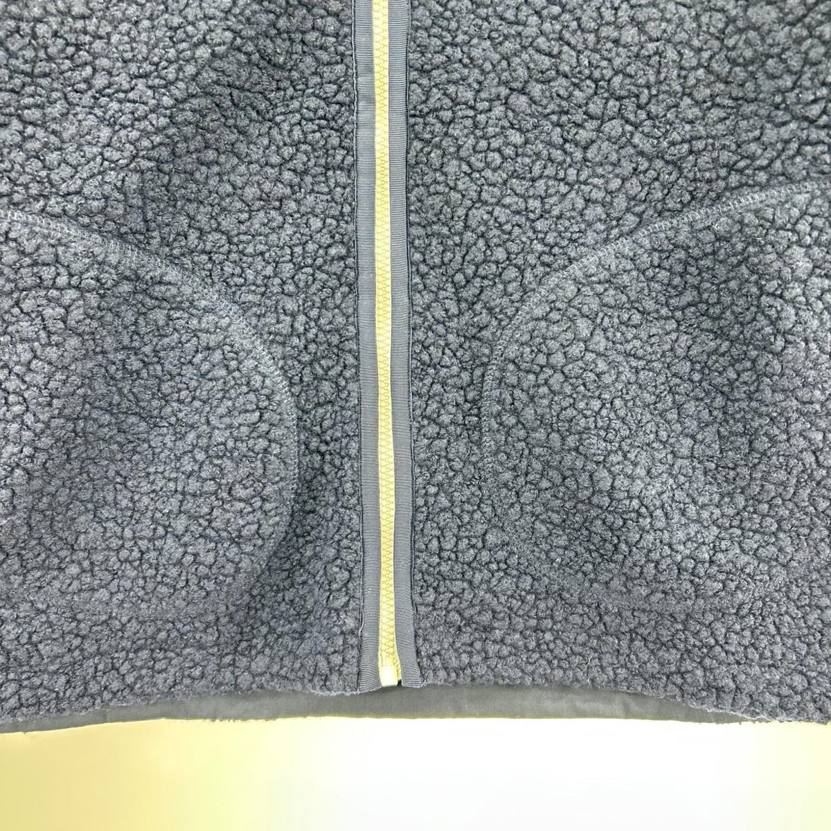 ブルゾン Drake's BOUCLE WOOL ｼﾞｯﾌﾟ ﾌﾘｰｽ 紺 (S) S ネイビー