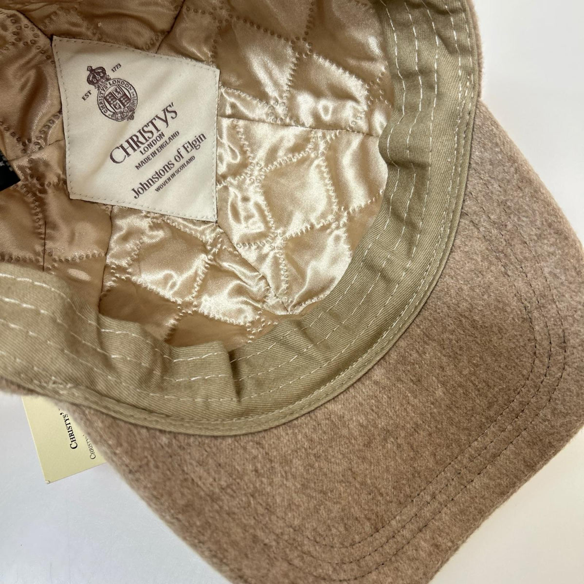 キャップ CHRISTYS ｶｼﾐｱ ﾌﾞﾘﾃｨｯｼｭﾎﾞｰﾙｷｬｯﾌﾟ ﾍﾞｰｼﾞｭ ベージュ